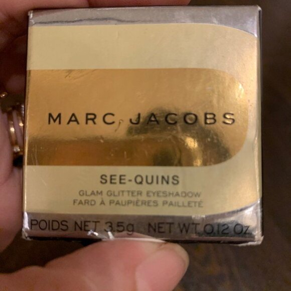 Marc Jacobs See-Quins Glam Glitter Eyeshadow 84 GLAM NOIR BNIB Full Size - Picture 2 of 7